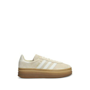 �A�f�B�_�X ���f�B�[�X �X�j�[�J�[ �V���[�Y Gazelle bold stripes platform sneakers Neutrals