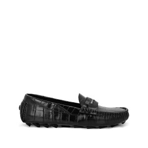�t�B���b�v�v���C�� ���f�B�[�X �X���b�|���E���[�t�@�[ �V���[�Y Crocodile-embossed loafers Black