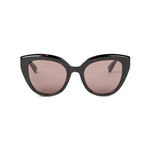 �r�N�^�[�A���h�����t ���f�B�[�X �T���O���X���A�C�E�F�A �A�N�Z�T���[ Cat-eye sunglasses Brown
