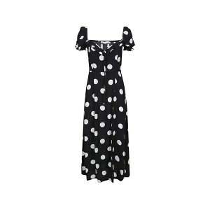 �}�� �f �}���K���^�X ���f�B�[�X �����s�[�X �g�b�v�X Nikita polka-dot smocked dress Black