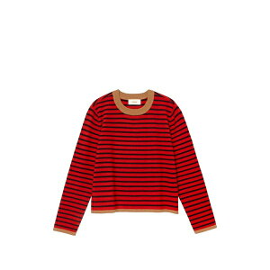 �L�Z���i ���f�B�[�X �j�b�g&�Z�[�^�[ �A�E�^�[ Maxwell striped round-neck sweater Red