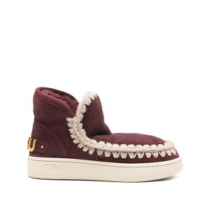 ���E ���f�B�[�X �u�[�c �V���[�Y 35mm sheepskin-lined ankle boots Red