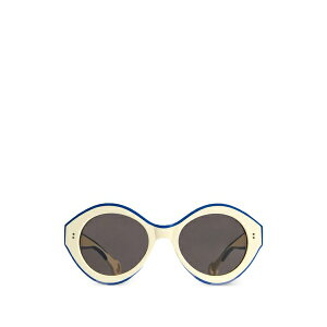 J.W.�A���_�[�\�� ���f�B�[�X �T���O���X���A�C�E�F�A �A�N�Z�T���[ Oval-frame tinted sunglasses White