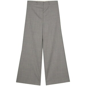 ���E �N���V�b�N ���f�B�[�X �J�W���A���p���c �{�g���X M䩘Rlange wide-leg trousers Grey