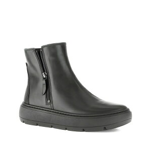 �K�{�[�� ���f�B�[�X �u�[�c �V���[�Y Leather ankle boots Black