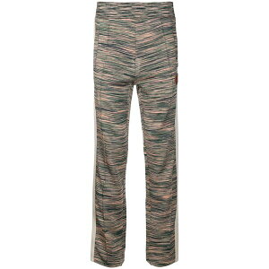 �p�[���E�G���W�F���X �����Y �J�W���A���p���c �{�g���X X missoni knitted track pants Green