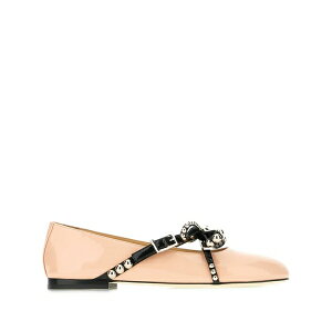 �}�b�n �A���h �}�b�n ���f�B�[�X �T���_�� �V���[�Y Bow-detail ballerinas Neutrals