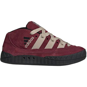 adidas AfB_X Y Xj[J[ yadidas Adimatic Mid Maroon Wonder Beige Core Blackz TCY US_7(25.0cm) Maroon/Wonder Beige/Core Black