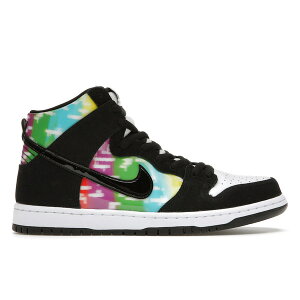 Nike �i�C�L �����Y �X�j�[�J�[ �yNike SB Dunk High TV Signal�z �T�C�Y US_10(28.0cm) Black/Multi