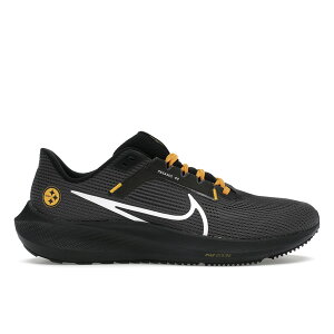 Nike �i�C�L �����Y �X�j�[�J�[ �yNike Pegasus 40 Pittsburgh Steelers�z �T�C�Y US_8(26.0cm) Anthracite/Black/University Gold/White