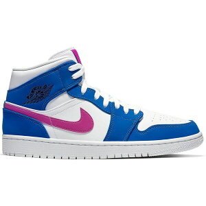 Jordan �W���[�_�� �����Y �X�j�[�J�[ �yJordan 1 Mid Hyper Royal Hyper Violet�z �T�C�Y US_10(28.0cm) Hyper Royal/Hyper Violet-White