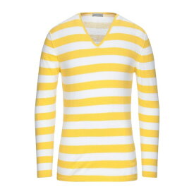 DANIELE ALESSANDRINI HOMME ダニエレ アレッサンドリー二 ニット&セーター アウター メンズ Sweaters Yellow