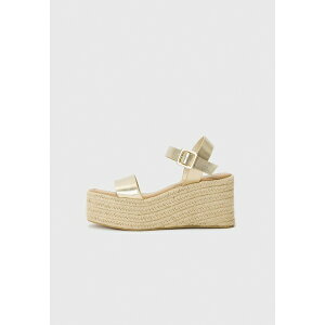 R[CbgXvO fB[X T_ V[Y MEMPHIS - Platform sandals - gold-coloured