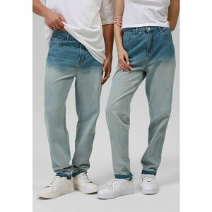 A^[ Y T_ V[Y UNISEX - Straight leg jeans - light blue with mid blue wash
