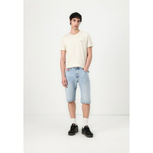 トミーヒルフィガー メンズ サンダル シューズ TEE 3 PACK - Basic T-shirt - ecru/desert sand dune/black