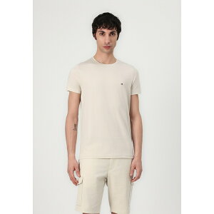 g~[ qtBK[ Y T_ V[Y STRETCH SLIM FIT TEE - Basic T-shirt - newsprint