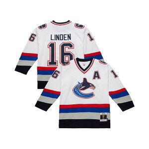 ミッチェル&ネス メンズ シャツ トップス Men's Trevor Linden White Vancouver Canucks 2003-04 Power Play Jersey White
