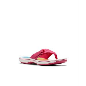N[NX fB[X T_ V[Y Cloudsteppers Women's Breeze Reyna H Slip-On Sandals Bright Pink Ombre