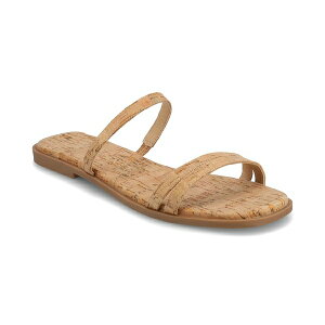 W[j[RNV fB[X T_ V[Y Women's Brisa Multi Strap Slip On Flat Sandals Cork