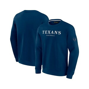 �t�@�i�e�B�N�X �����Y �p�[�J�[�E�X�E�F�b�g�V���c �A�E�^�[ Men's and Women's Navy Houston Texans Elements Unlimited Fleece Pullover Sweatshirt Navy