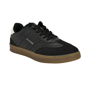 トミー ヒルフィガー メンズ スニーカー シューズ Men's Jolene T-Toe Lace Up Sneakers Black multi