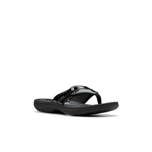 N[NX fB[X T_ V[Y Cloudsteppers Women's Breeze Reyna H Slip-On Sandals Black Patent