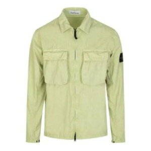 STONE ISLAND Xg[ACh Y Xj[J[ ySTONE ISLAND Brushed Cotton 2 Pocket Shirt Jacket 'Mint Green' 7615114WN-V0152z TCY US_M_XXXL
