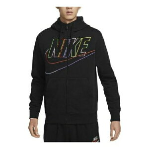 Nike iCL Y Xj[J[ yNike Men's Club Brushed Brush Zip-Up Hooded Jacket 'Black' DX0536-010z TCY US_M_L