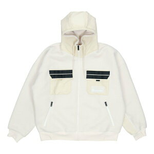 Air Jordan W[_ Y Xj[J[ yMen's Air Jordan Splicing Polar Fleece Hooded Jacket Light Ivory DQ0385-110z TCY US_M_S