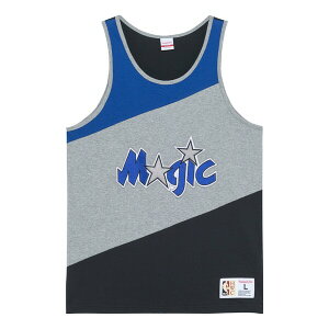 Mitchell & Ness ~b`F&lX Y Xj[J[ yMitchell & Ness x NBA HWC Colorblocked Cotton Tank 'Orlando Magic' TTNK5120-OMAYYPPPGHRYz TCY US_M_XXL