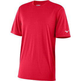 ミズノ メンズ ランニング スポーツ Mizuno Men's NXT Short Sleeve T-Shirt Red