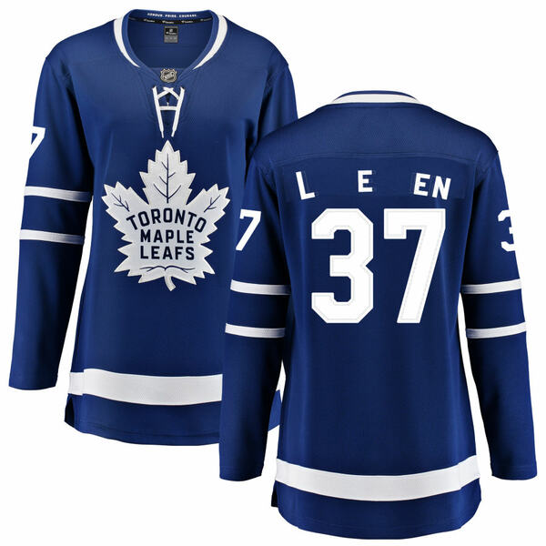 ファナティクス レディース ユニフォーム トップス Toronto Maple Leafs Fanatics Branded Women's Home Breakaway Custom Jersey Blue