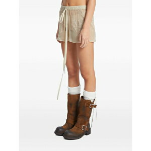 �A�� �h�D�������X�e�[�� ���f�B�[�X �J�W���A���p���c �{�g���X Nisa embroidered silk-voile shorts Neutrals