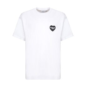 カーハート メンズ Tシャツ トップス Heart Bandana White T-shirt White