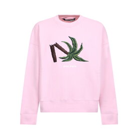 パーム・エンジェルス メンズ パーカー・スウェットシャツ アウター Broken Palm Print T-shirt Pink