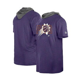 ニューエラ レディース Tシャツ トップス Men's Purple Phoenix Suns Active Hoodie T-shirt Purple