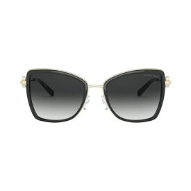 マイケルコース レディース サングラス＆アイウェア アクセサリー Women's Sunglasses, MK1067 Light Gold/Dark Grey Gradient