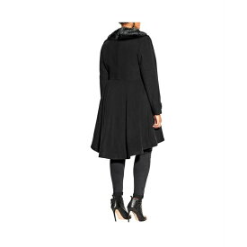 シティーシック レディース ジャケット＆ブルゾン アウター Plus Size Grandiose Coat Black