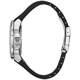 シチズン メンズ 腕時計 アクセサリー Eco-Drive Men's Black Polyurethane Strap Watch 46mm No Color