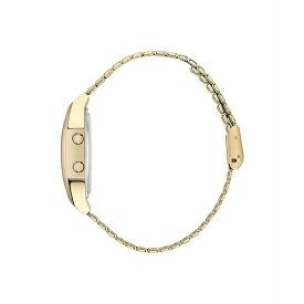 アディダス レディース 腕時計 アクセサリー Unisex Digital Two Gold-Tone Stainless Steel Bracelet Watch 36mm Gold-Tone