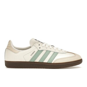 adidas �A�f�B�_�X ���f�B�[�X �X�j�[�J�[ �yadidas Samba OG Hazy Green (Women's)�z �T�C�Y US_W_10 Cloud White/Hazy Green/Wonder White