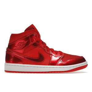 Jordan �W���[�_�� ���f�B�[�X �X�j�[�J�[ �yJordan 1 Mid SE Pomegranate (Women's)�z �T�C�Y US_8(25.0cm) University Red/Pomegranate-White