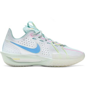 Nike �i�C�L ���f�B�[�X �X�j�[�J�[ �yNike Air Zoom GT Cut 3 White Aquarius Blue (Women's)�z �T�C�Y US_W_12.5 White/Aquarius Blue-Mint Foam