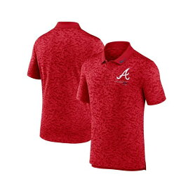 ナイキ レディース シャツ トップス Men's Red Atlanta Braves Next Level Polo Shirt Red