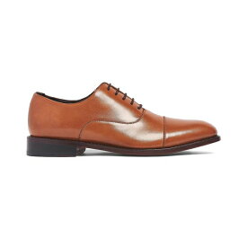 アンソニー ヴィア メンズ ドレスシューズ シューズ Men's&nbsp;Clinton Cap-Toe Oxford&nbsp;Leather Dress Shoes Tan