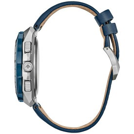 シチズン レディース 腕時計 アクセサリー Eco-Drive Men's Chronograph Promaster Skyhawk Blue Leather Strap Watch 46mm Blue