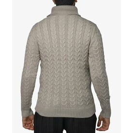 エックスレイ メンズ ニット&セーター アウター Men's Cable Knit Roll Neck Sweater Sand