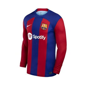 ナイキ レディース Tシャツ トップス Men's Gavi Royal Barcelona 2023/24 Home Stadium Replica Long Sleeve Player Jersey Royal
