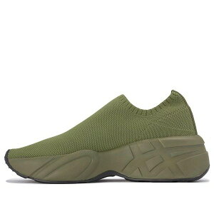 Onitsuka Tiger �I�j�c�J�^�C�K�[ �����Y �X�j�[�J�[ �yOnitsuka Tiger P-Trainer Knit LO Shoes 'Smog Green' 1183B423-300�z �T�C�Y US_8(26.0cm)