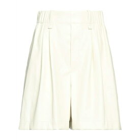 【送料無料】 イッセイミヤケ レディース カジュアルパンツ ボトムス Shorts & Bermuda Shorts Off white